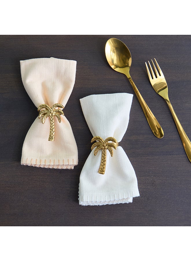 Home Box Sahara Oasis Napkin Set of 4 - Blush - Image 1